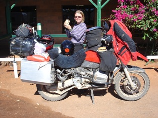 Lunch on the road.