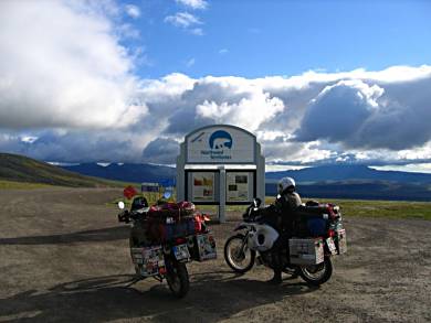 Yukon and NWT Border.