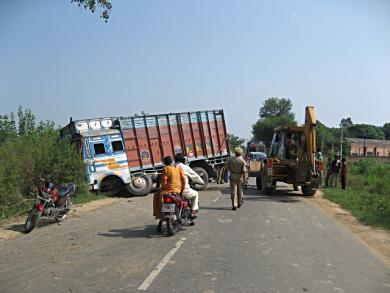 On the way to Dhramshala.