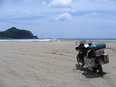 San Juan del Sur, Nicaragua: Bike on the beach.