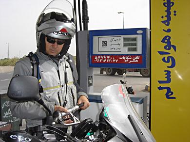 Cheap fuel in Iran.