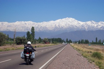 Andes Mountains outside Mendoza, Argentina.