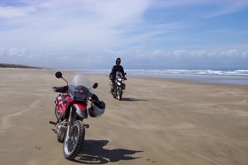 Beach ride, New Zealand.