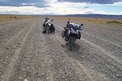Near perfect road conditions on Ruta 40 in Argentina.