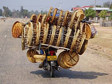 Basket case, Cambodia.