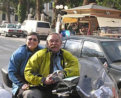 Jack and Janet in Greece.