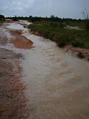 See this river? That's the main road, Angola.