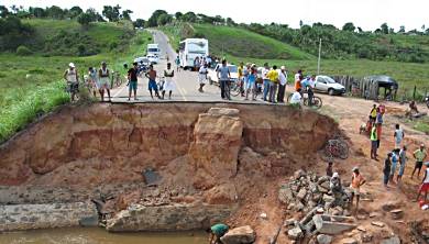 The road that vanished, Brazil.