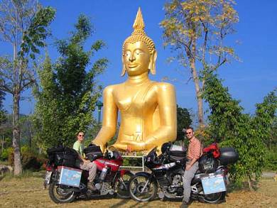 Posing in Thailand.