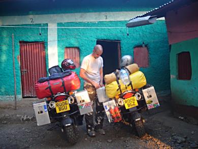 The ‘hotel’ in Metema, border town of Ethiopia.