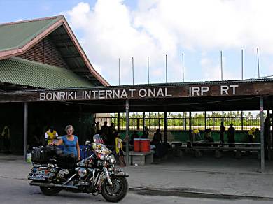 Bike at Bonriki Airport.