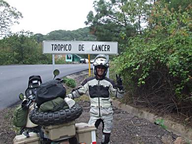 Les Kay at Tropic of Cancer, Mexico.