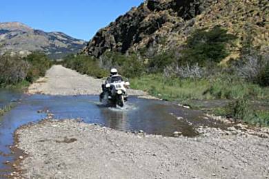 The road from Paso Roballos to Cochrane, Argentina.