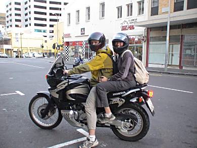 Our new bike in Cape Town.