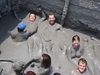 A dip in the therapeutic mud of Volcan de Lodo El Totumo was just perfect - even if we did look like African war chiefs!