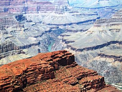 The Grand Canyon, pictures will never do it justice, the scale is so vast it is difficult to comprehend.