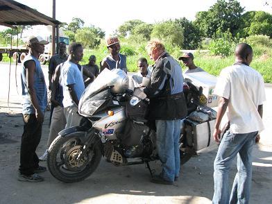 Black market petrol – Inchope, Mozambique.