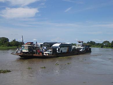 Big solid ferry to Mangangue.