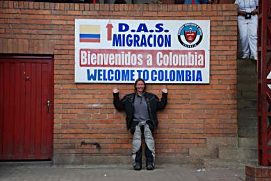 Colombia border formalities.