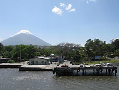 Ometepe Volcano.