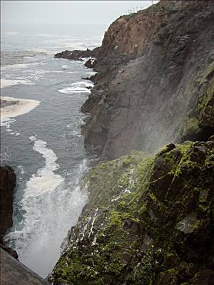 Blowhole at La Bufadora, Mexico.