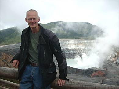 Me in front of Volcano Poas, Costa Rica.