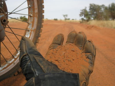 Handfuls of sand on the road to Timbuktu