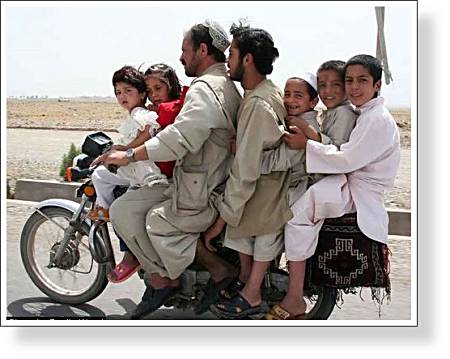 How many can you fit on a motorbikeÉ