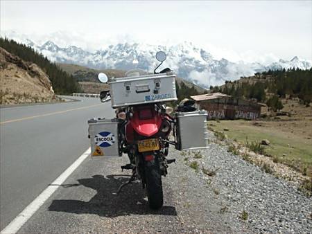 Snow on the Andes