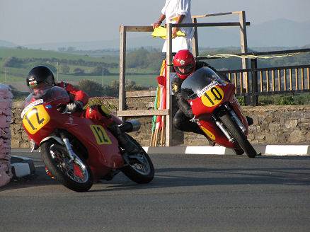 Pre-TT classics on the Billown Circuit, Isle of Man.
