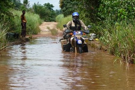 Puddles in the Congo.