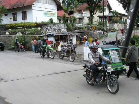 Takengon public transport.