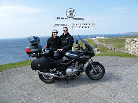 Rob and Jo at Lands End.
