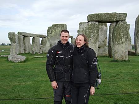 Rob and Jo at Stonehenge.