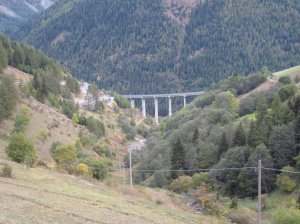 Great Saint Bernard Pass road.