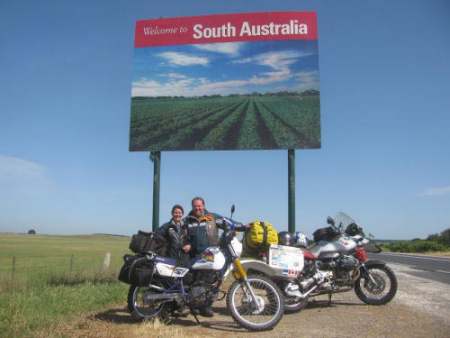 Johan and Charmaine in South Australia.