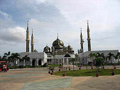 Crystal Mosque, Kuala Terengganu, Malaysia.