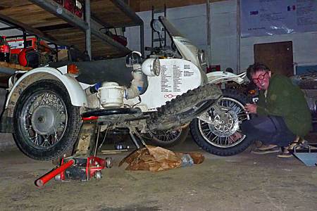 Sidecar repairs.