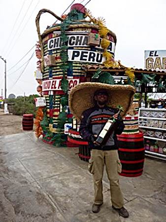 Roadside vendor.