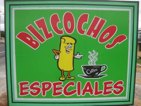 Bizcocho sign.