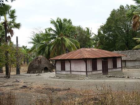Local houses in Indonesia.