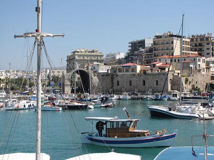 Iraklion's old port.