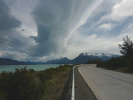 Road from Calafate to Ushuaia