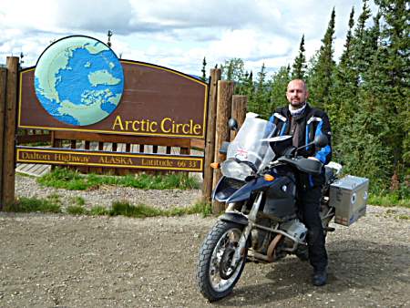 Obligatory Arctic Circle picture.