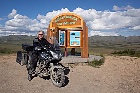 Brendan before the fall, Arctic Circle.