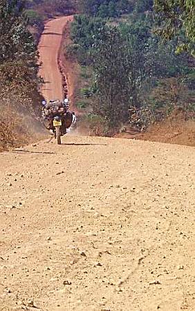 The road from Kibondo.