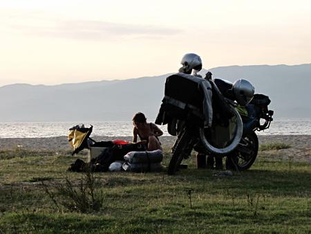 Camping in Turkey.