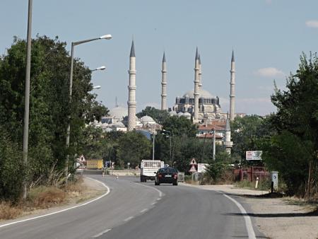 On the road in Turkey.