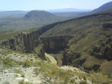 Canyon Along Hwy 16 Between The Border And Chihuahua City, Mexico.