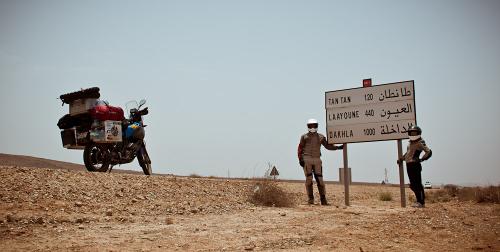 Roadsign, Morocco.